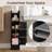 Bathroom Storage Cabinet with Door Toilet Paper Holder Stand for Small Spaces -283501908