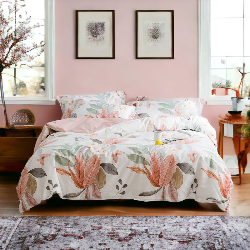 Cotton Floral Duvet Cover