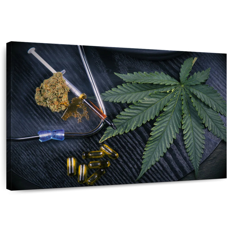Senne Medicinal Marijuana Leaf, 20" H x 30" W