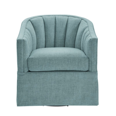 Sanibel Skirted Swivel Accent Chair by Birch Lane