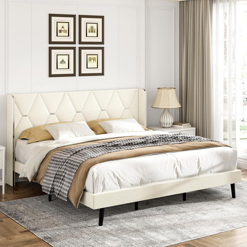 Upholstered Bed, Queen
