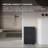 TCL 4500 Sq. Ft. Portable Smart Dehumidifier, Black
