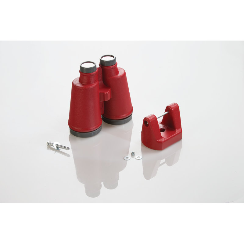 Plastic Playset Binoculars, Red