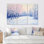 «Winter Peacefulness Forest II - Winter Landscape Wall Art Living Room», ensemble