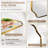 Modern Scalloped Corner Rectangle Bathroom Vanity Mirror | Stainless Steel Frame-451918187-466854867