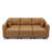 Colusa Faux Leather Sofa 6-Seats Bed Sleeper With Adjustable Backrest Convertible Modular Sofa Memory Foam Sectional Sofa Storage Couch For Apartment Livingroom Bedroom-1499878096