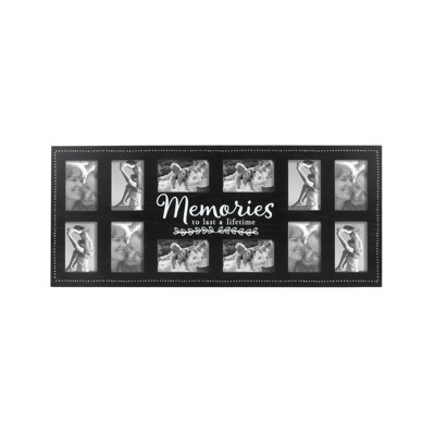 Elijan 4" x 6" 12-Opening Wall Collage Picture Frame