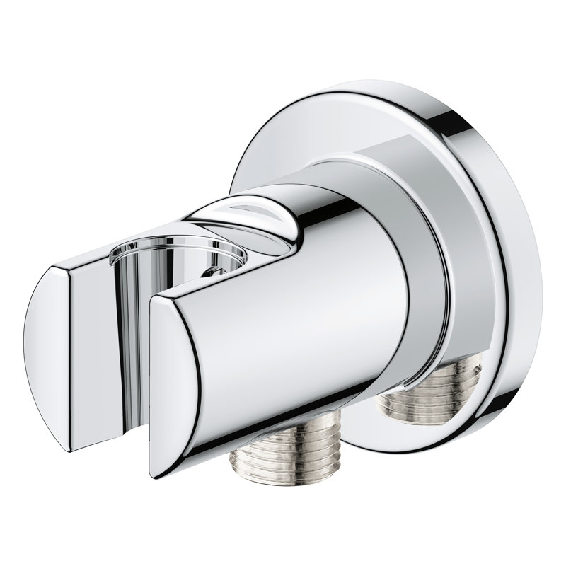 Tempesta Wall Union with Hand Shower Holder, Chrome