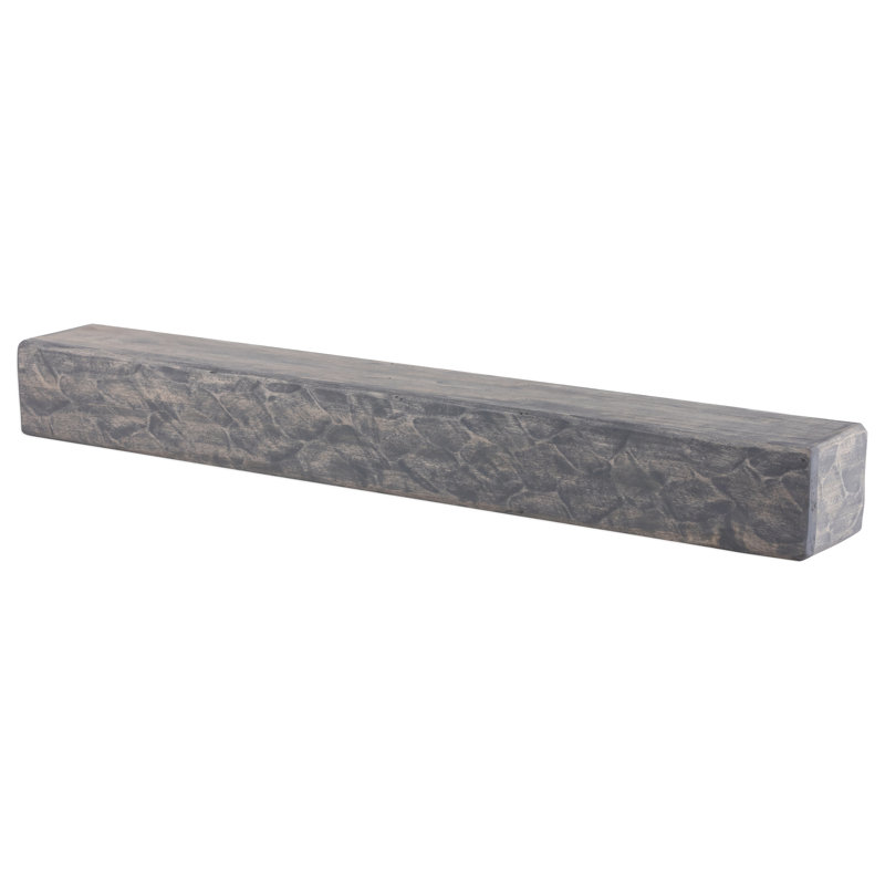 Tablette de manteau de cheminée Rough Hewn, 9", Gris cendré, 36"