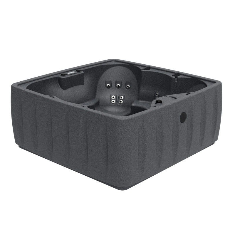 AquaRest Discover AR600 Standard 6-Person 29-Jet Plug & Play Hot Tub with Ozonator and Friction Heating, Graystone, 240gal