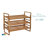 12 Pair Stackable Solid Wood Shoe Rack