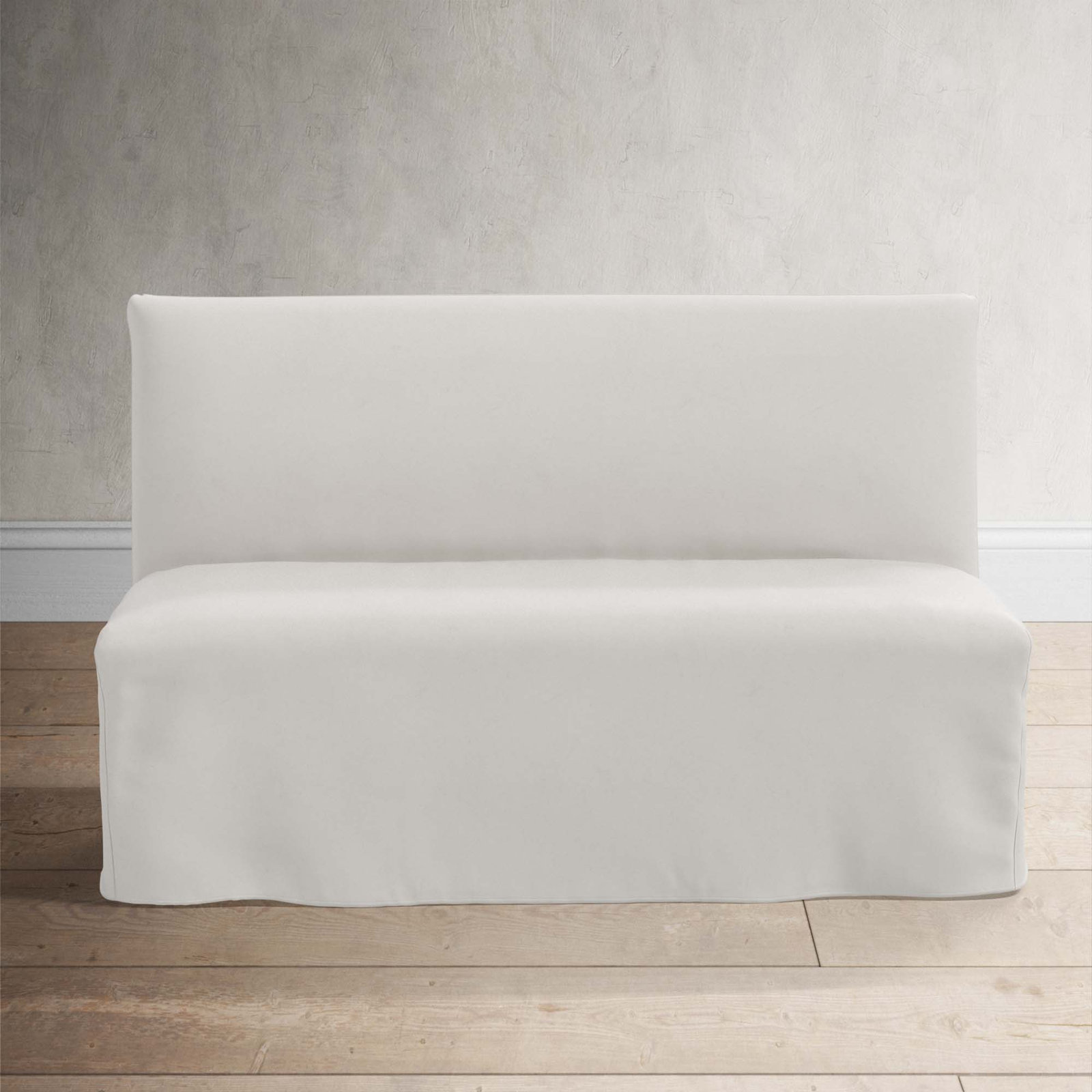 Silvia 57" Dining Bench, Bella Light Gray Performance Velvet