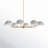 Mirena 8 - Light Steel Dimmable Chandelier