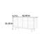 Armoire de rangement moderne et simple pour le salon-1397993946