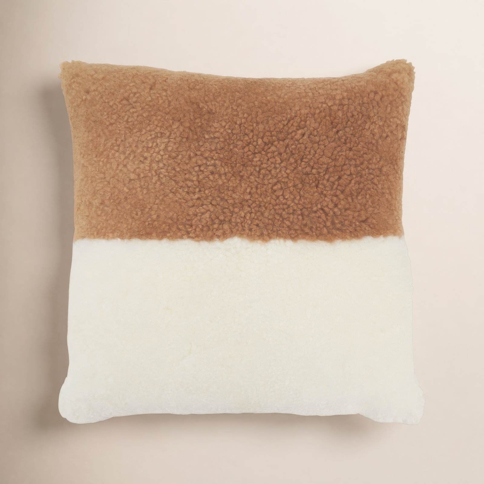 Shearling Collection Pillow Cover, Natural