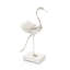 Quartz Egret Running Figurine