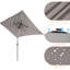 Parasol de marché solaire à DEL 10 po x 6,5 po Wylde-1412424780