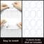 Shower Curtain Polyester Fabric Shower Mould and Mildew Resistant Curtain 180 x 180 cm-1593904601