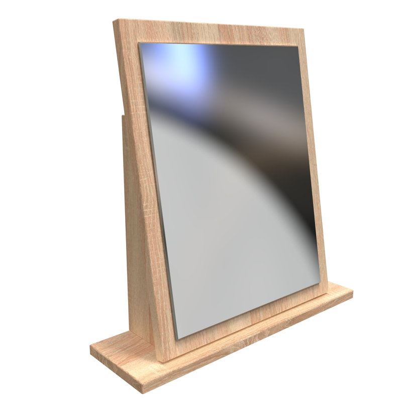 Fully Assembled Ingram Dresser Mirror, Bardolino Oak
