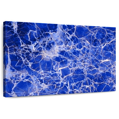 Abstrait bleu marbré Avery