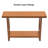 47.2" Rectangle Solid Wood Veneer Console Table with Open Storage-1096824293