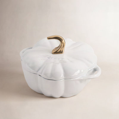 Enameled Cast Iron Pumpkin Dutch Oven