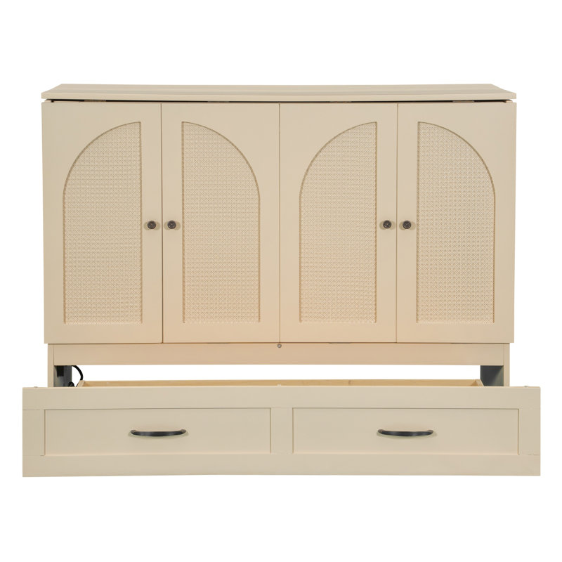 Murphy Bed with Large Drawers