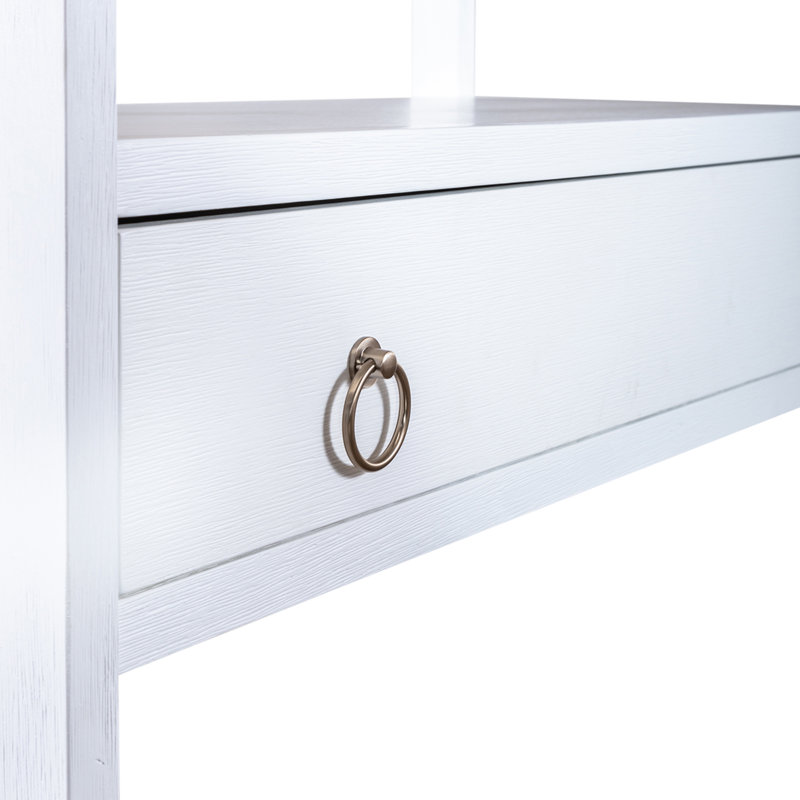 Ballentine 39'' Accent Bookcase, White