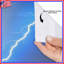 Blue Lightning Bolt Shower Curtains Extra Long-129978607