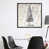 Toile avec cadre gris est en rupture de stock