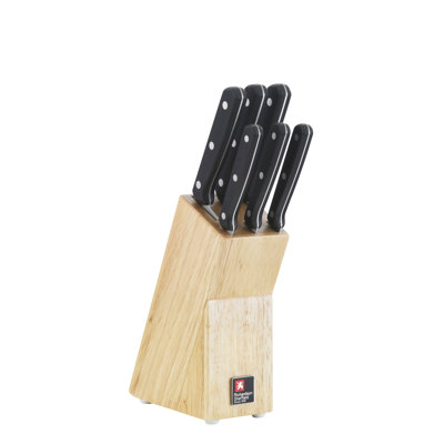 Richardson Sheffield Cucina 6 Piece Stainless Steel Knife Block Set