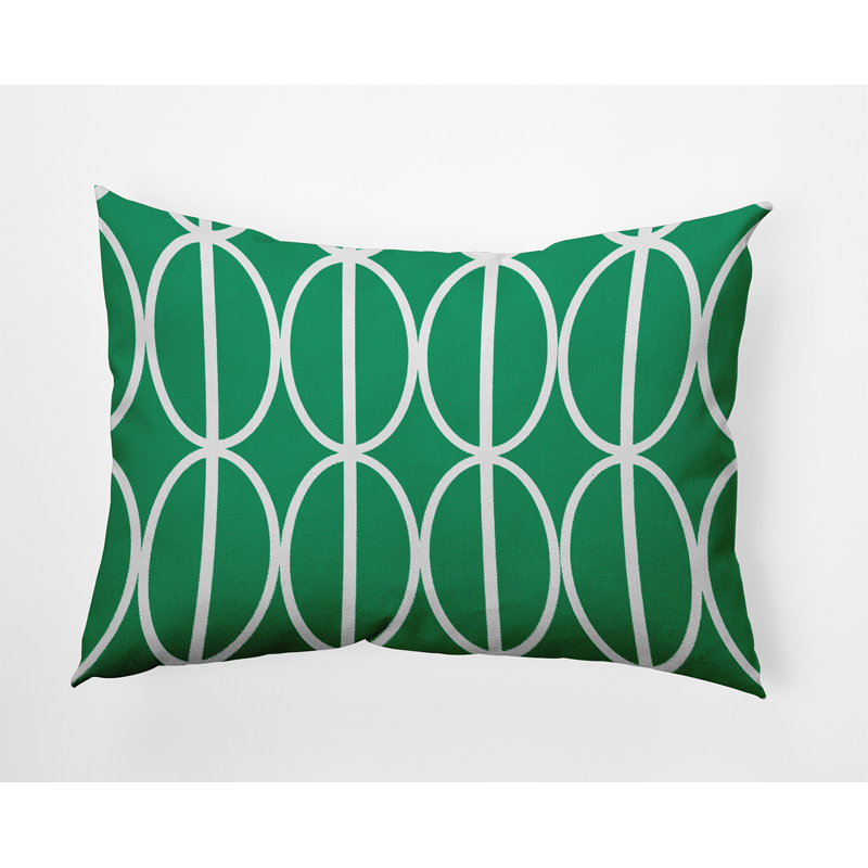 Coussin Palm Beach, Véritable menthe géométrique