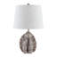 Lampe de table 19,5 "en résine texturée brune-1726637652-1726637655