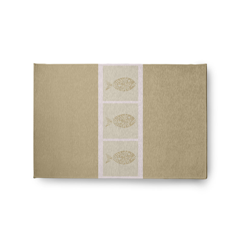 Tapis intérieur / extérieur taupe Manilla, Rectangle 2 pi x 3 pi