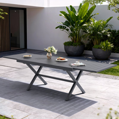 Rectangular Extendable Outdoor Dining Table