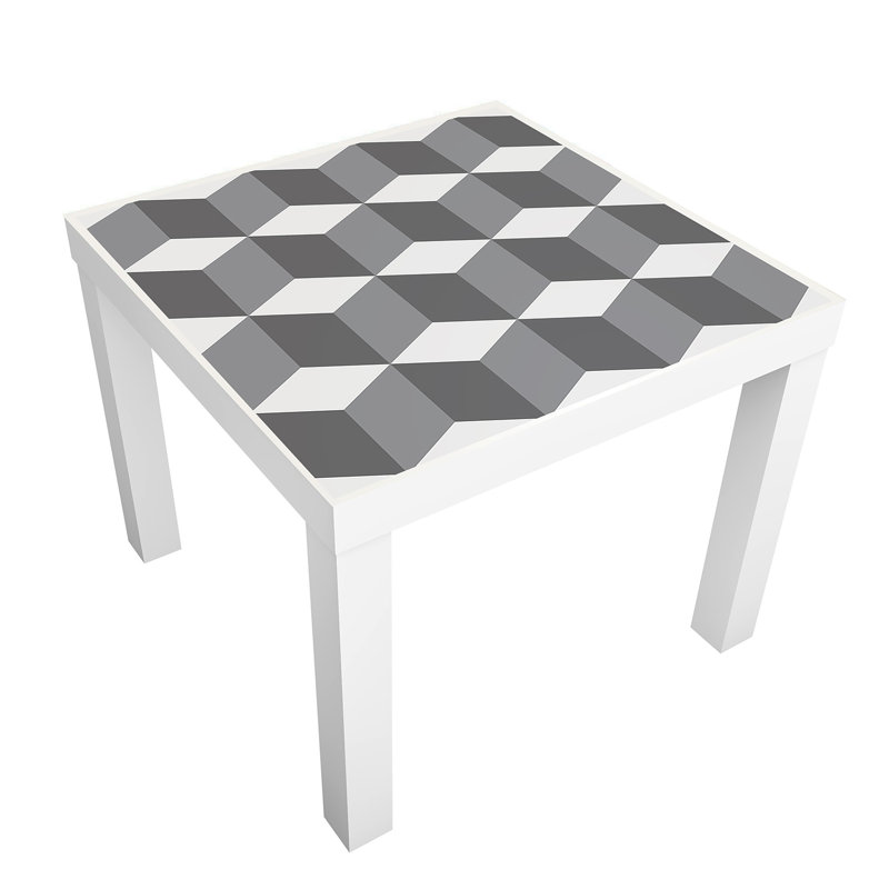 Décalcomanie murale cubes 3d, Gris