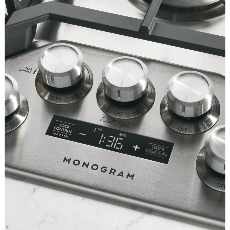 Monogram 36" Deep-Recessed Gas Cooktop