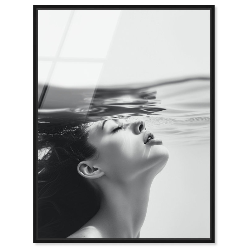 Breathe I Nautical Framed Acrylic by Oliver Gal, 21" H x 17" W