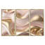 Subtile sophistication en rose exquis et or VI - 3 pièces sur toile-87538532-87538528