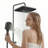 Shower Faucet System With 4-In-1 Shower, LED Display, And 3 Spray Modes