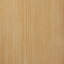 Meuble-lavabo double Cisca 60 po en bois naturel veiné, comptoir en pierre reconstituée blanche, sans miroir