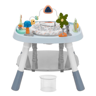 Jumper 3 en 1 pour centre d'activité pour bébé avec musique et lumières, table de jeu pour bébé à hauteur réglable et siège