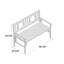 Banc de jardin en bois Adames-1863666699