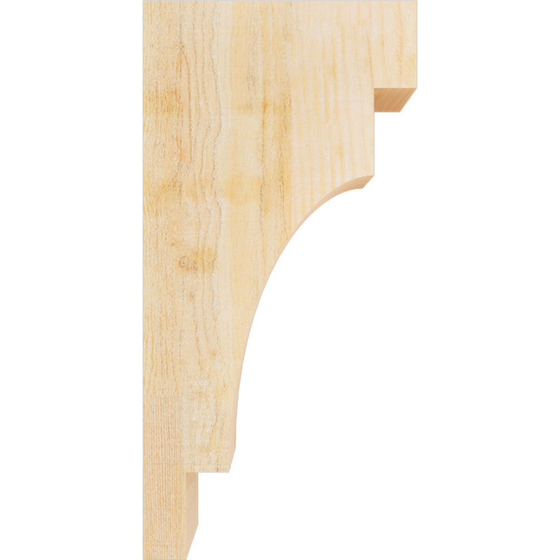 Corbeau méditerranéen, H 24 po x l 4 po x P 12 po, Sapin de Douglas, Sciage brut
