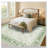 Sage Green Cream Beige 5X8 Vintage Boho Floral Rug Washable Non-Slip Carpet For Bedroom-565347464-565347480
