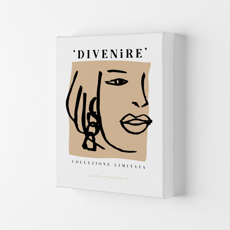 Divenire 1 Viso by Planeta444 - Print, No Framed, 59cm H x 42cm W x 1cm D