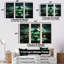 Emerald Silent Workshop Factory - Factories Canvas Art Set-107751674-107751679