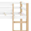 Lit mezzanine en bois avec échelle
