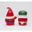 Ensemble de salière et poivrière Gnome Père Noël et madame Claus