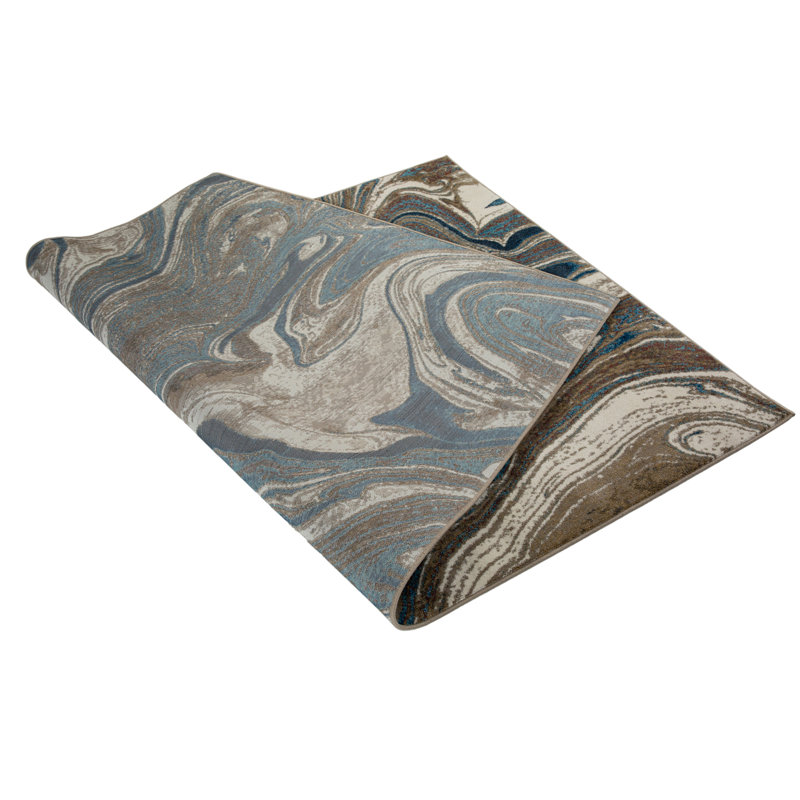 Abstract Indoor Rug, Rectangle 7'9" x 10'